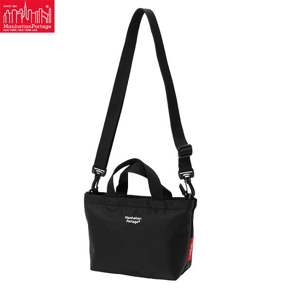 マンハッタンポーテージ Manhattan Portage ショルダーバッグ トートバッグ ユニセックス Micro Portage Tote Bag Matte Twill MP1381MTWL Black MP1381MTWLBLK