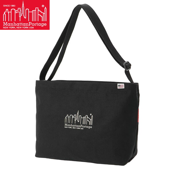 マンハッタンポーテージ ショルダーバッグ Manhattan Portage Clearview Shoulder Bag Canvas Black MP1482CNVSBLK｜Retailer　リテイラー