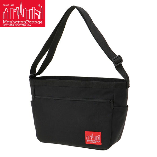 マンハッタンポーテージ ショルダーバッグ Manhattan Portage Pedal Press Shoulder Bag Black 通学 MP2437BLK