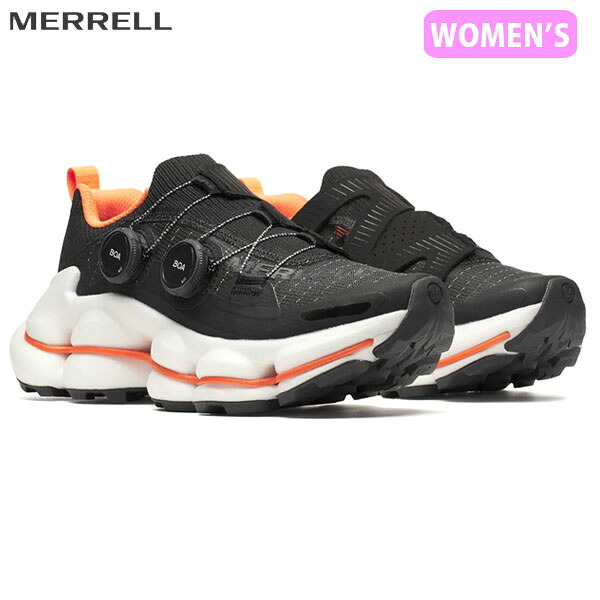 メレル MERRELL レディース ハイキングシューズ スピード アーク サージ ボア SPEED ARC SURGE BOA RAVEN 軽量 トレッキング MERJ038718