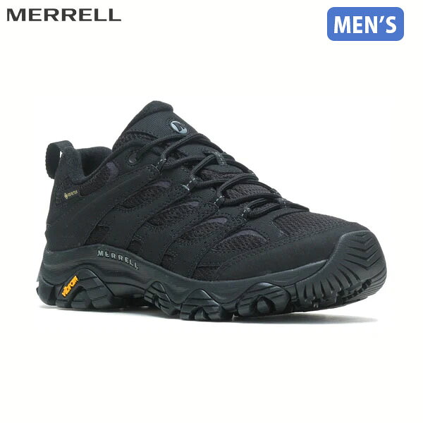 メレル MERRELL モアブ 3 シンセティック ゴアテックス トリプル ブラック メンズ ハイキングシューズ 透湿防水 J500239 MERJ500239