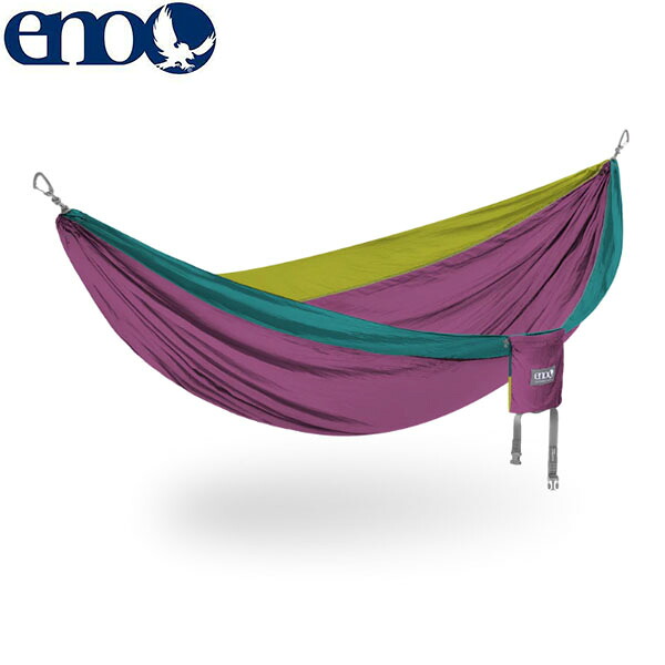 イーノ ENO ハンモック 1人用 2人用 DoubleNest Hammock Seafoam / Berry / Melon キャンプ アウトドア ENO0850026605754|Retailer リテイラー