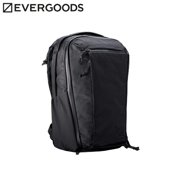 EVERGOODS CIVIC TRAVEL BAG 20L X-PAC Black Coyote CTB20 X-pac BACKPACKS エバーグッズ うしろ側風呂敷き包み 背嚢 EVE0850064919219