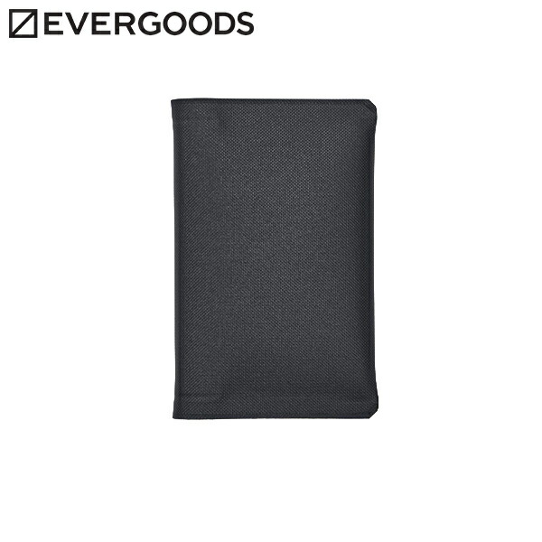 EVERGOODS ELEMENT CARD WALLET Solution Dyed Black ECW ACCESSORIES エバーグッズ 歌留多入れもの ウォレット 紙入れ EVE0850064919257