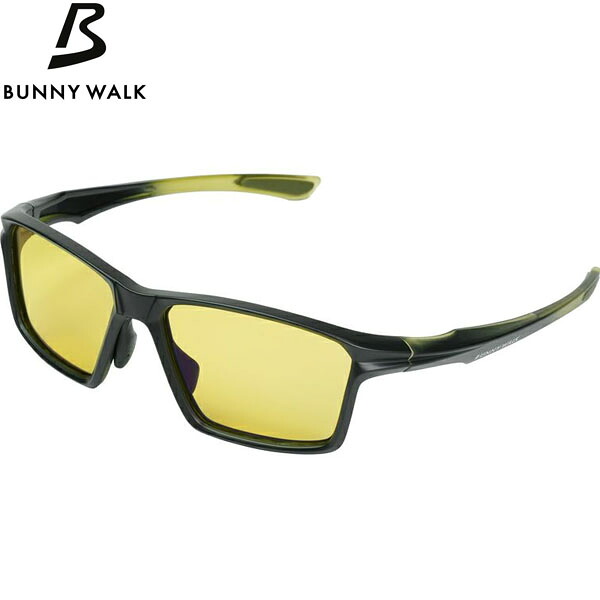 バニーウォーク BUNNY WALK 偏光サングラス BW-0251Y マットブラック/クリアオリーブ(YELLOW/NIGHT GLASSES) 4カーブ ジールオプティクス ZEAL OPTICS GLE4580274171737｜Retailer　リテイラー
