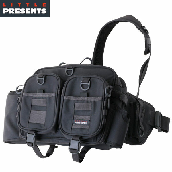 リトルプレゼンツ LITTLE PRESENTS フィッシングバッグ TR ランバーパック まっ黒い薄墨色 B-32 Trout Lumber Pack トラウトフィッシング LTPB32DKG フィッシング-バッグ・バケツ・収納
