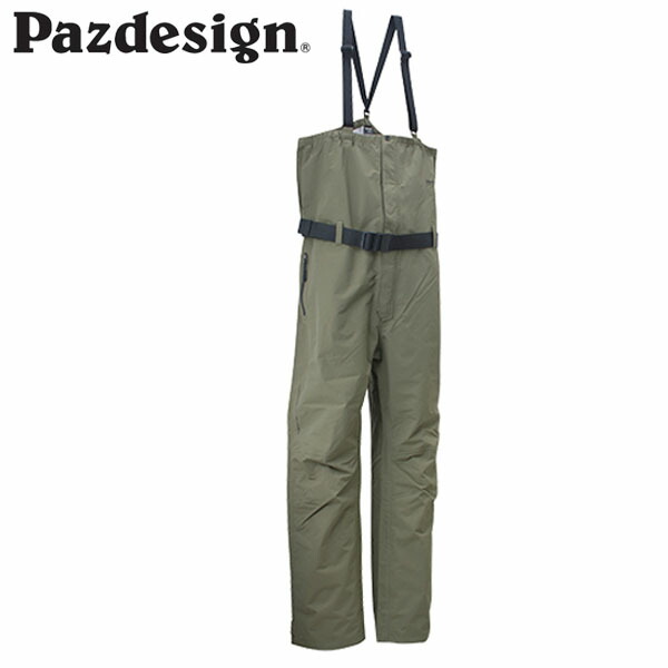 パズデザイン Pazdesign PBR-047 ブレスシェード3レイヤーレインパンツII オリーブ 透湿雨合羽 魚釣り アウトドア PAZPBR047OLV