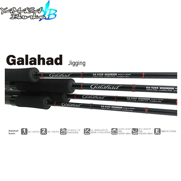 YAMAGA Blanks ヤマガブランクス Galahad 633S Spinning Model ギャラハド Galahad ジギング 竿 極点 スピニングモデル 1天下太平 YBS4560395517317