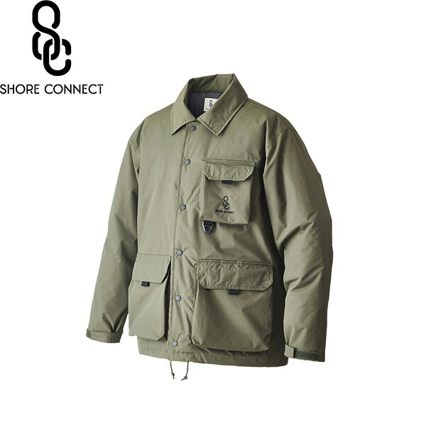 ショアコネクト 10007 SC ウィンターコーチジャケット オリーブ SHORE CONNECT 双進 SCN10007OLV