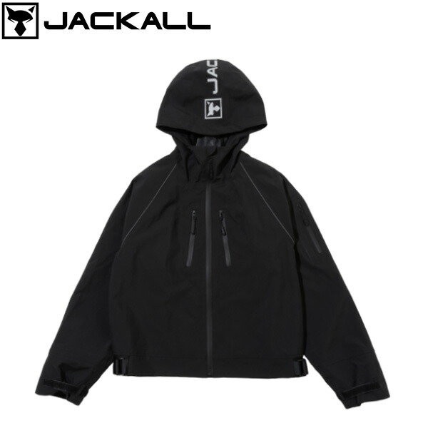 ジャッカル ウェーディングショートジャケット 黒いこと JACKALL JA-A003 JAC024