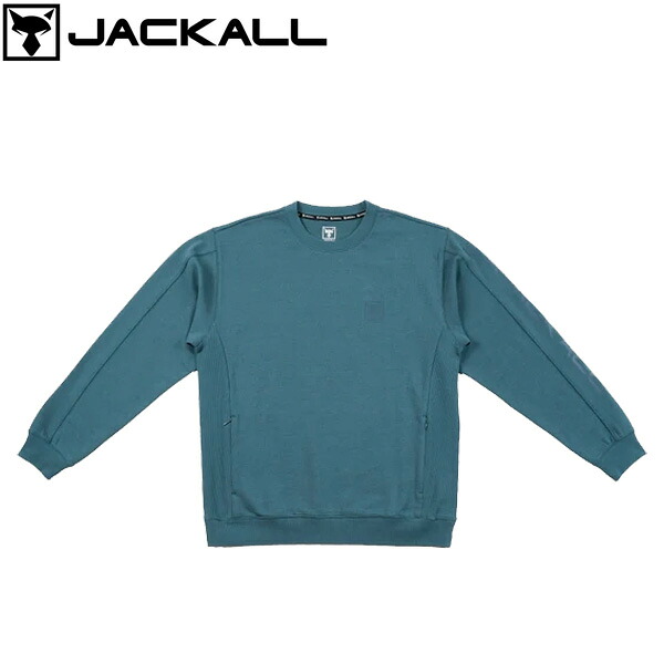 ジャッカル クルーネックスウェット グリーン JACKALL SW-A001 JAC041