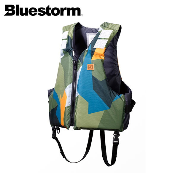 BLUESTORM 青色暴風 固型生存期間上衣 乳呑み子用 トカラウ Camo 統治地域交通省型聞きとどける品 Type D BSJ-201ARS 高階救命手道具 BLUBSJ201ARSCAMO