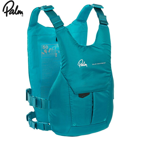 パーム Palm ライフジャケット PFD Solo Vest ソロベスト ティール カヌー カヤック 13189 高階救命器具 PAL13189TEL|Retailer リテイラー