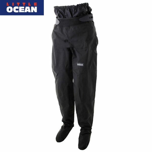 リトル綿津見 LITTLE OCEAN OP-09 DS パドリングパンツ II  NZ 黒いこと DOUBLE SEAL PADDLING PANTS II NO ZIPPER LTPOP09BK フィッシング-スポーツ・アウトドア