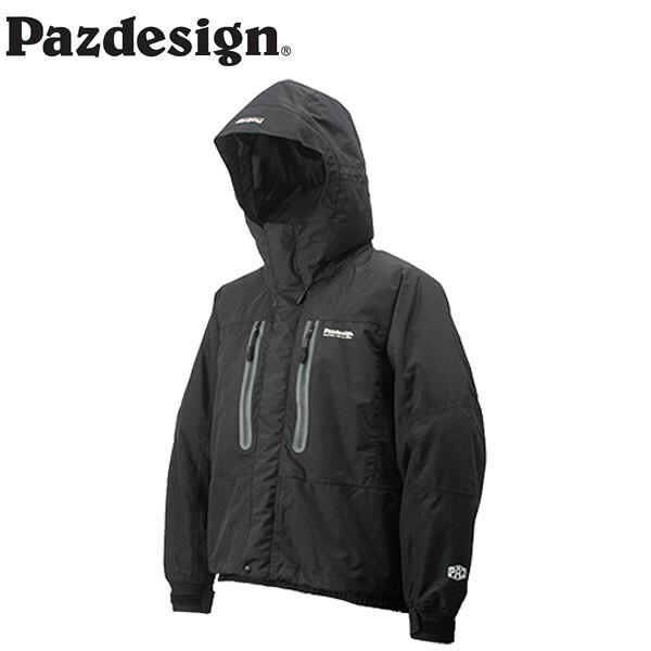 パズデザイン Pazdesign PBR-045 BS ウェーディングウォームジャケットV つや消し黒いこと WADING WARM JACKET V PAZPBR045MBK