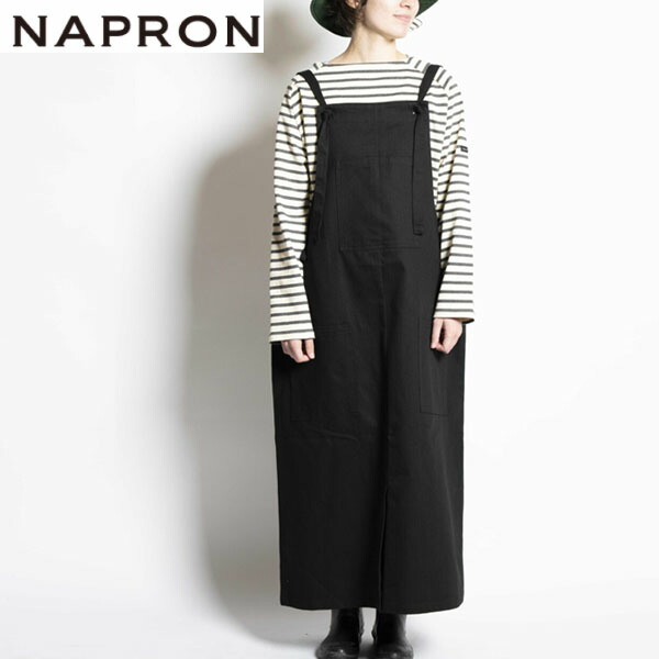 ナプロン NAPRON レディース エプロン ジャンパースカート UTILITY APRON SKIRT CAMO Z-NPSK0525SBK