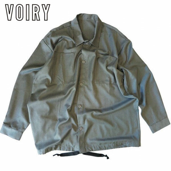 ヴォイリー VOIRY ドクターシャツ DS10204878-2 DOCTOR SHIRTS-CORD_LUX MIX GRAY オーバーサイズシャツ メンズ レディース Z-VOIDS102048782|Retailer リテイラー