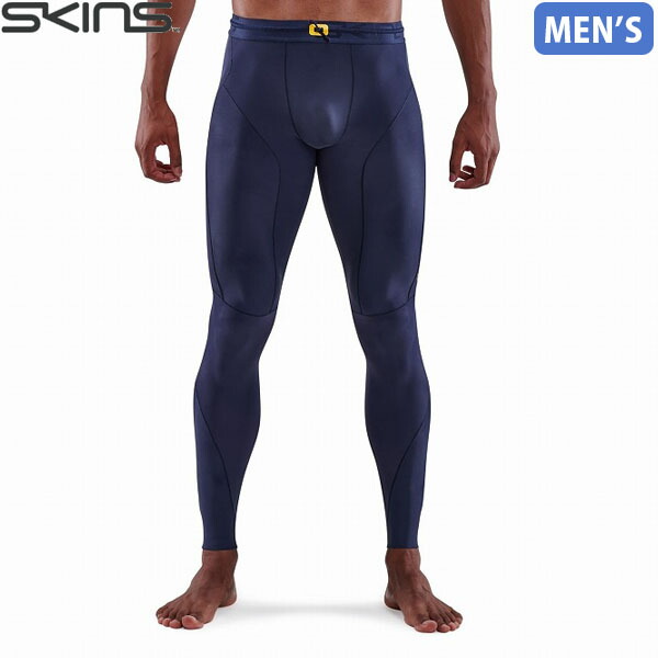 スキンズ SKINS SERIES-5 メンズ ロングタイツ ネイビー コンプレッションウェア スポーツウェア トレーニングウェア SKI18171510098
