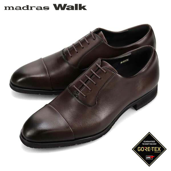 マドラスウォーク メンズ MW9630S D-BROWN ゴアテックス サラウンド フットウェア 内羽根ストレートチップドレスシューズ MW9630S madrasWalk MADMW9630SDBR