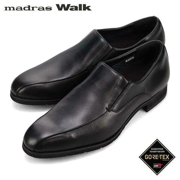 マドラスウォーク メンズ MW9633S BLACK ゴアテックス サラウンド フットウェア スリッポンドレスシューズ MW9633S madrasWalk MADMW9633SBLA