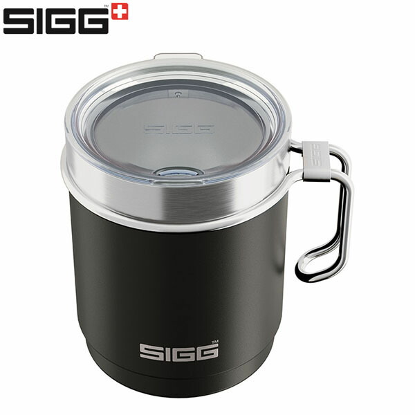 シグ SIGG マグカップ コップ カップ トラベルマグ ブラック 蓋付き 保冷 保温 アウトドア 食洗器使用可能 SGG50462
