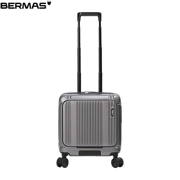 バーマス BERMAS キャリーケース スーツケース INTER CITY2 PRO ワンタッチフロントオープン39c グレー カジュアル 出張 旅行 BER6056512|Retailer リテイラー