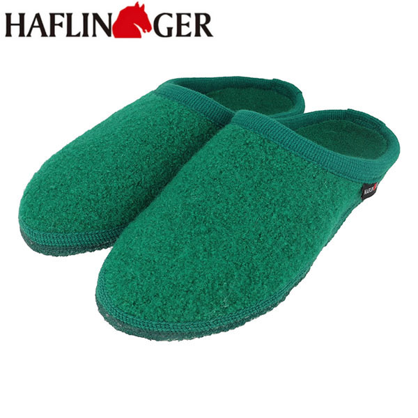 ハフリンガー HAFLINGER メンズ レディース ルームシューズ スリッパ クヌート スマラグド ウール 暖かい 保温 HAFHL611091213409｜Retailer　リテイラー