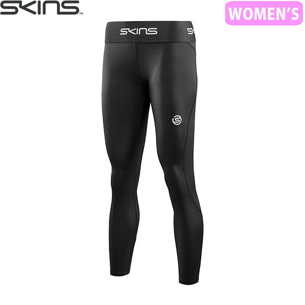 スキンズ SKINS コンプレッションタイツ スパッツ レギンス 着圧 レディース SERIES-1 Womens 7/8 Tights Black SKI18271118019