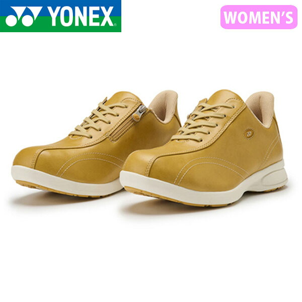 ヨネックス YONEX レディース ウオーキングシューズ 力強さ座布団L130W 洋芥子 YONSHWL130W038