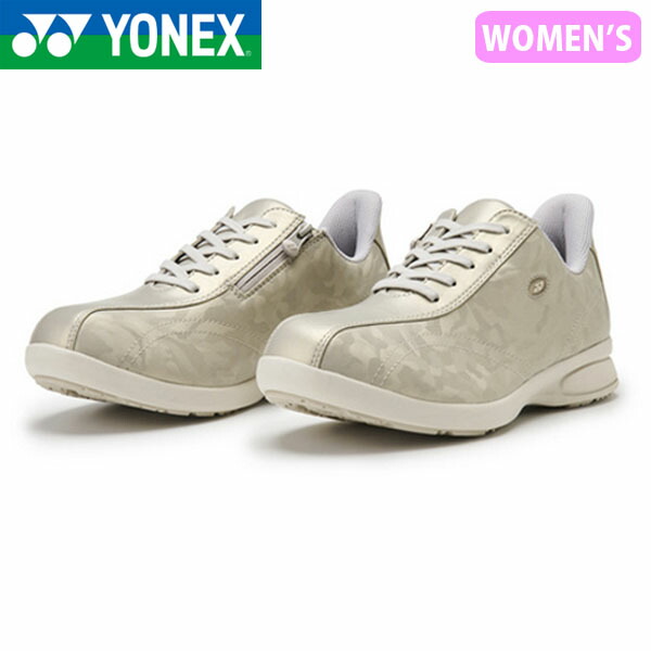 ヨネックス YONEX レディース ウオーキングシューズ 力強さ座布団L130W 三鞭酒 YONSHWL130W293