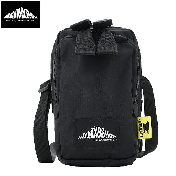 マウンテンスミス MOUNTAINSMITH ユニセックス ショルダーバッグ ダウンショルダーミニショルダー BKブラック ボディバッグ 肩掛け スマホ収納 MTSMSTC0003BK