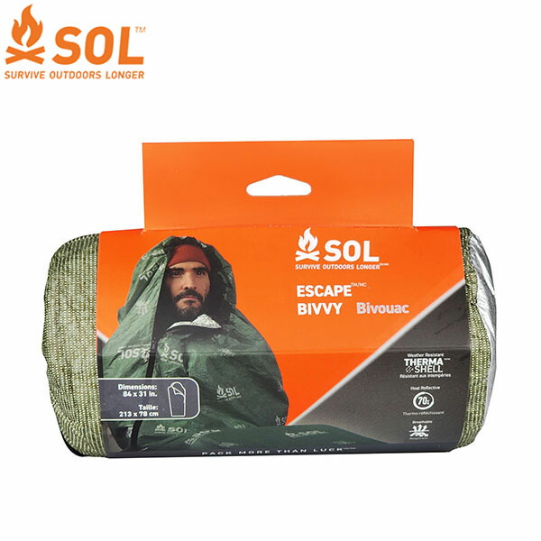 エスオーエル SOL エマージェンシーシュラフ ニューエスケープヴィヴィ OD緑であること 14090 防災グッズ 生き残ること歯車 SOL14090