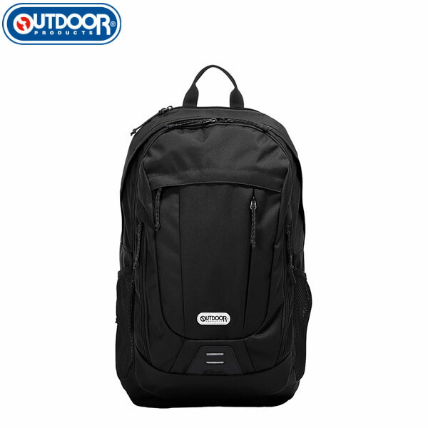 アウトドアプロダクツ OUTDOORPRODUCTS リュック バックパック OD ギアデイパック23L ブラック ユニセックス カジュアル 日常 通勤 通学 拡張機能 OUT6260810