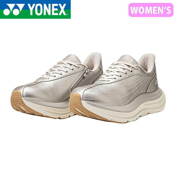 ヨネックス YONEX レディース ウォーキングシューズ スニーカー パワークッション L128 シルバー YONSHWL128017 12,830円