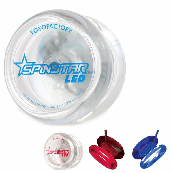 光るヨーヨー スピンスターLED 初心者向けDVDプレゼント 市販 YOYOFACTORY ヨーヨーファクトリー YYF