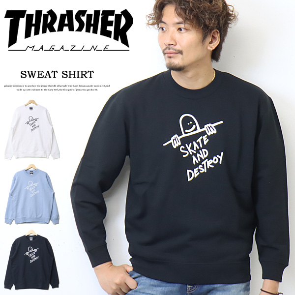 楽天市場】THRASHER スラッシャー ゴンズアートロゴ プリント