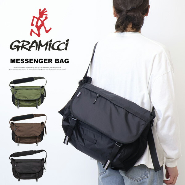 GRAMICCI グラミチ MESSENGER BAG 飛脚屋御徒面子 ショルダーバッグ メンズ 貨物輸送無料 G6SB-203