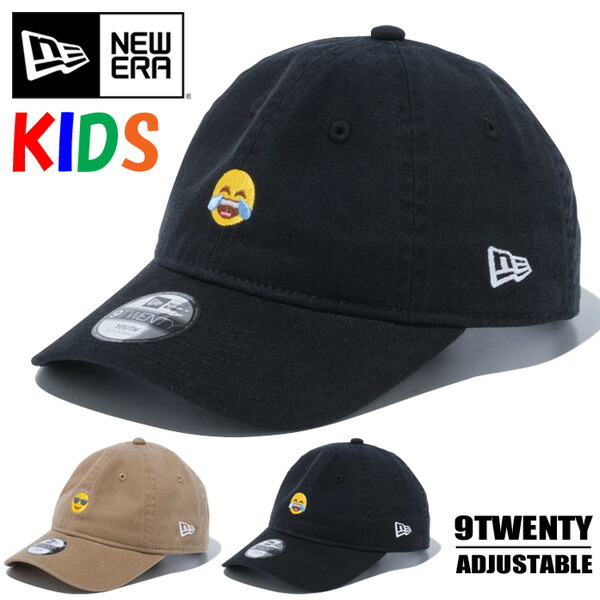 楽天市場 New Era ニューエラ Youth キッズサイズ 9twenty ローキャップ 絵文字 帽子 ジュニア 9 男の子 女の子 キャップ ベースボールキャップ 子供用 ユースサイズ Rex One レックスワン