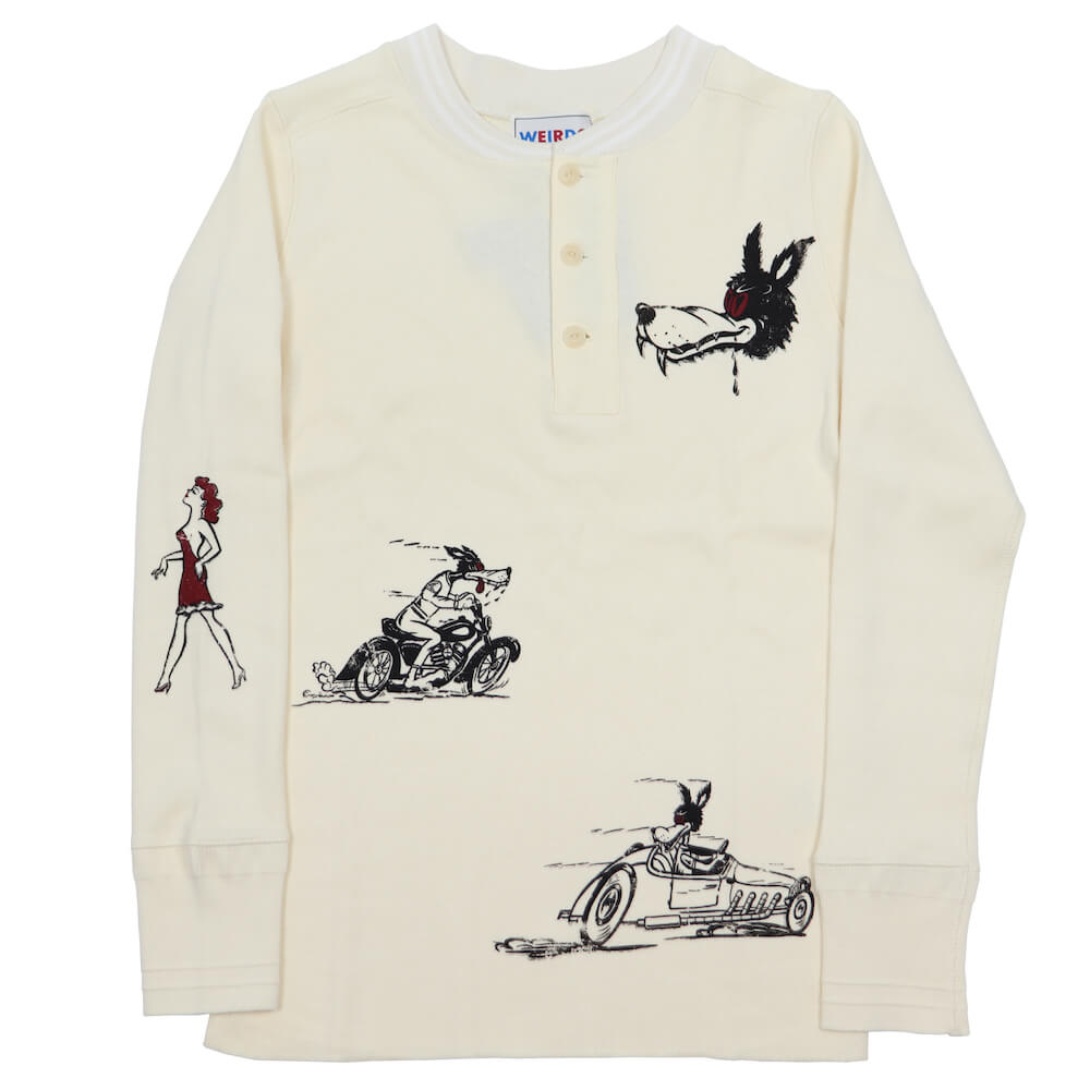 楽天市場】グラッドハンド Tシャツ 日本製 メンズ ヘンリーネック ...