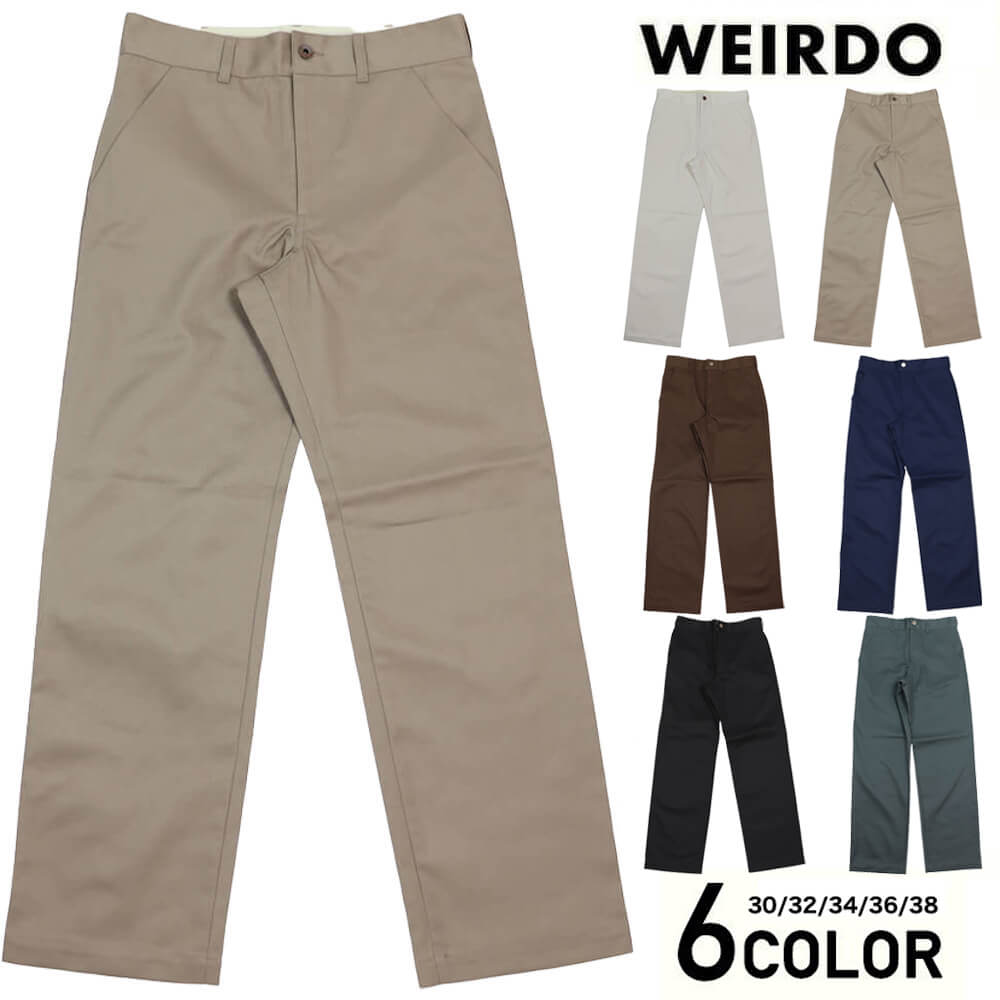 最大86％オフ！ ウィアード ワークパンツ メンズ チノパン WEIRDO WRD