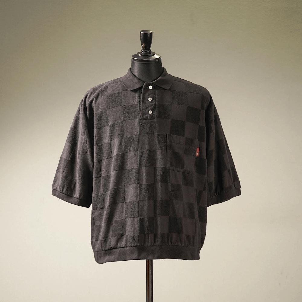 残りLサイズのみ ウィアード チェッカー ハーフスリーブ ポロシャツ 今治パイル メンズ WEIRDO CHECKER - H/S PILE POLO SHIRTS GLADHAND グラッドハンド GANGSTERVILLE ギャングスタービル OLD CROW オールドクロウ