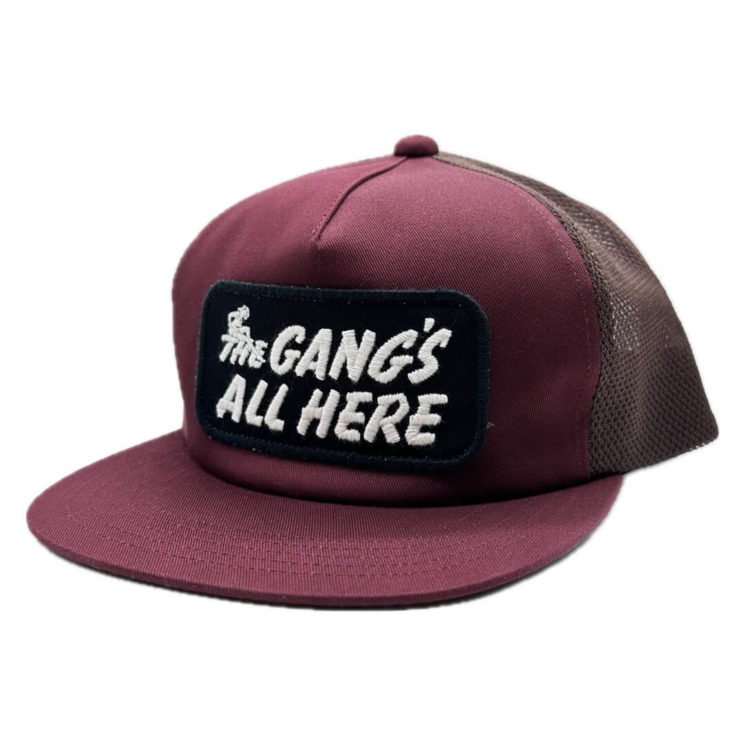 ギャングスタービル トラッカーメッシュキャップ メンズ GANGSTERVILLE THE GANG\u0027S ALL HERE - TRUCKER CAP GLADHAND グラッドハンド WEIRDO ウィアード OLD CROW 年寄りの烏