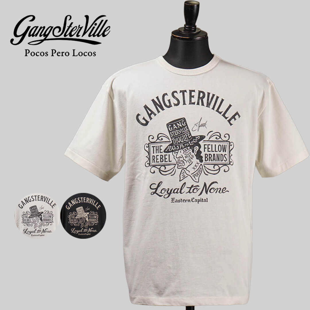 残りXL・2XLサイズのみ ギャングスタービル ヘビーウェイト バインダーネック Tシャツ 半袖 メンズ GANGSTERVILLE BOWERY BHOYS - HEAVY WEIGHT BINDER NECK S/S T-SHIRTS GLADHAND グラッドハンド WEIRDO ウィアード OLD CROW オールドクロウ