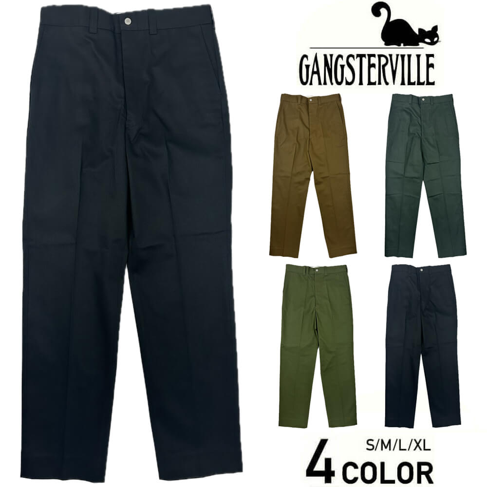 ギャングスタービル 細工物ズボン下 チノ食パン メンズ GANGSTERVILLE DEVIL\u0027S - PANTS グラッドハンド GLADHAND ウィアード WEIRDO OLD CROW 年寄りの烏