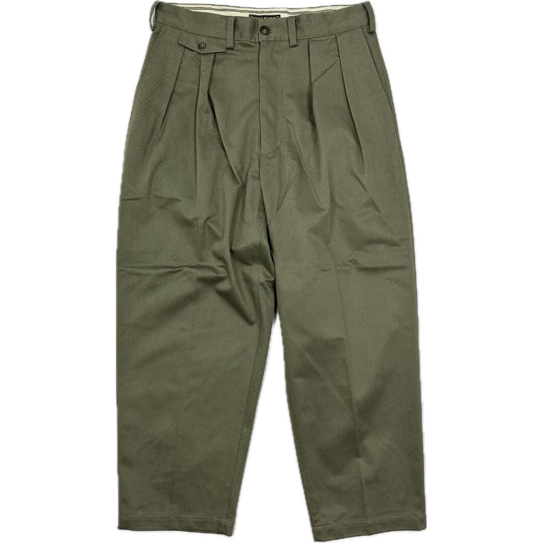 取りのこしL大きさのみ 北の方否名まえ 2タックトラウザーズ メンズ NORTH NO NAME TWO TUCK TROUSERS