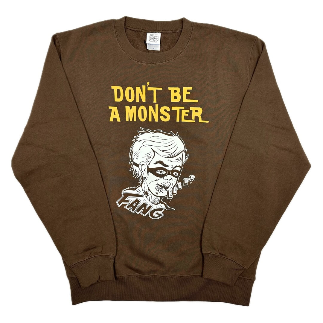 残りLサイズのみ スノイド クルーネックスウェット メンズ 長袖 SNOID FANG C/N SWEAT