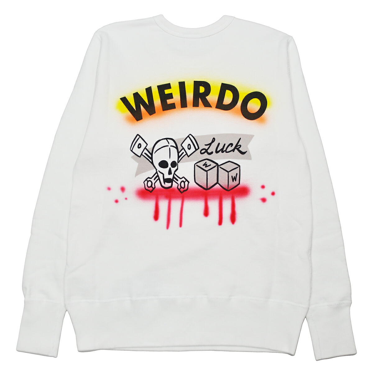 残りS・Mサイズのみ WEIRDO BICYCLE PLATES - SWEAT \