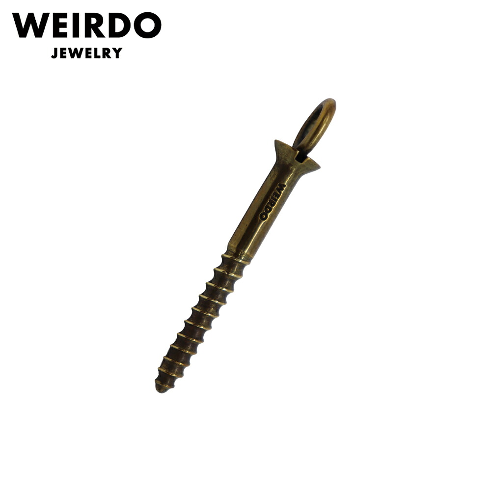 ウィアード ジュエリー マイナスネジ トップ 日本製 WEIRDO JEWELRY SCREW - TOP GLADHAND グラッドハンド GANGSTERVILLE ギャングスタービル|REZAR