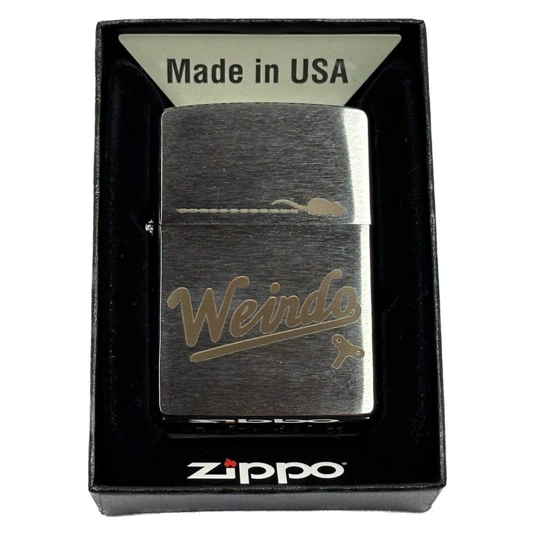 ウィアード ジッポ / ジッポー ライター MADE IN U.S.A. WEIRDO WIND UP - ZIPPO GLADHAND グラッドハンド GANGSTERVILLE ギャングスタービル OLD CROW オールドクロウ