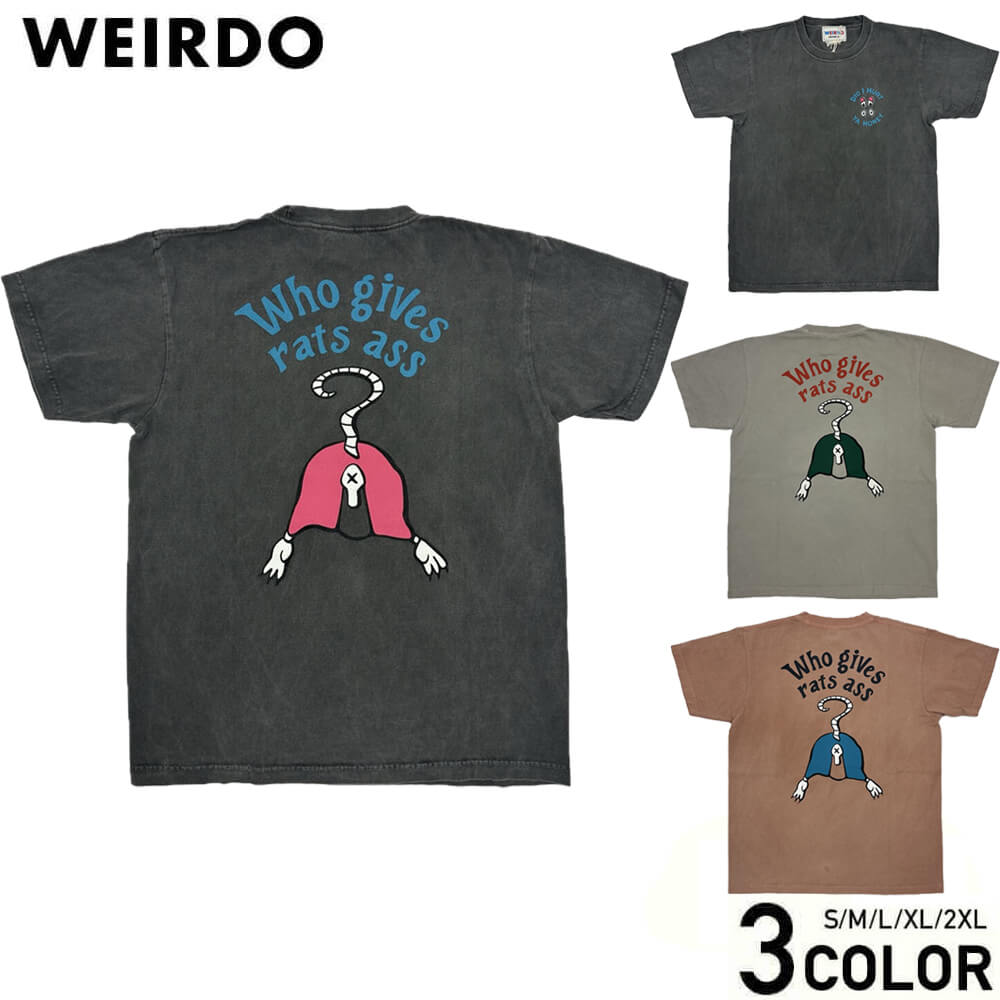 ウィアード プルオーバー 半袖 労働者の一団素っ首 メンズ WEIRDO RATS ASS - S/S T-SHIRTS GLADHAND グラッドハンド GANGSTERVILLE ギャングスタービル OLD CROW 年寄りの烏